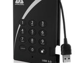 Aegis Padlock 3.0 portable HDD offers real-time encryption