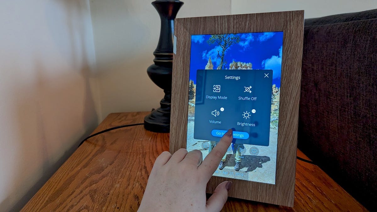 The Nixplay Touch 10 digital photo frame is actually pretty sweet