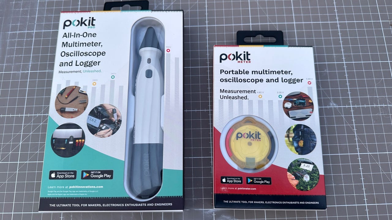 The Pokit Pro and pokitMeter -- all-in-one multimeters, oscilloscopes, and data loggers