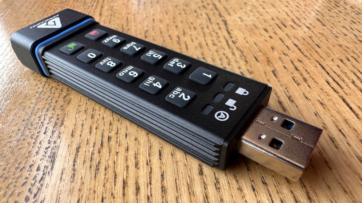 This easy-to-use encrypted flash drive will make you feel like James Bond