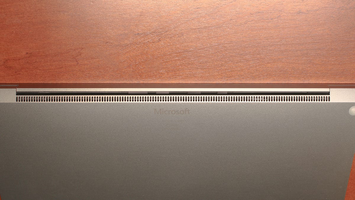 Air vents on a Microsoft Surface 5 laptop