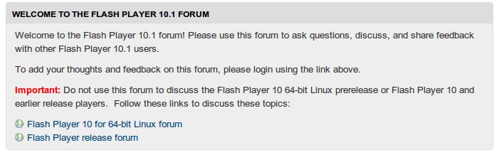 Flash Forum