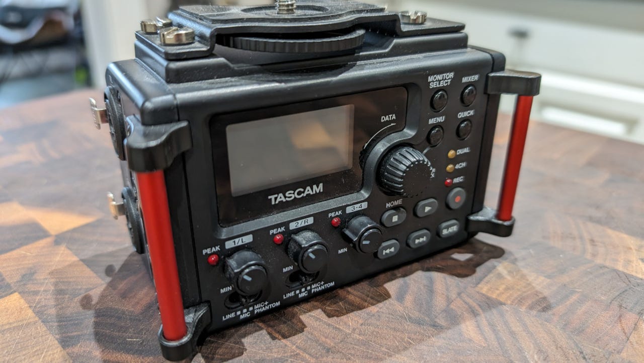 The TASCAM DR-60DmkII DSLR Audio Recorder