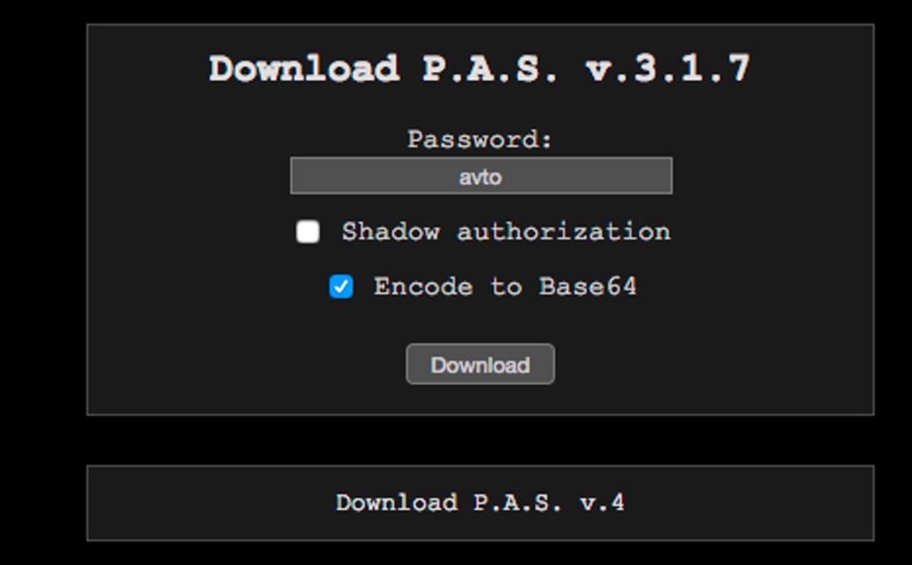 P.A.S. web shell hacking tool