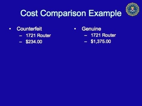Counterfeit Cisco routers risk Â“IT subversionÂ” and failure 5