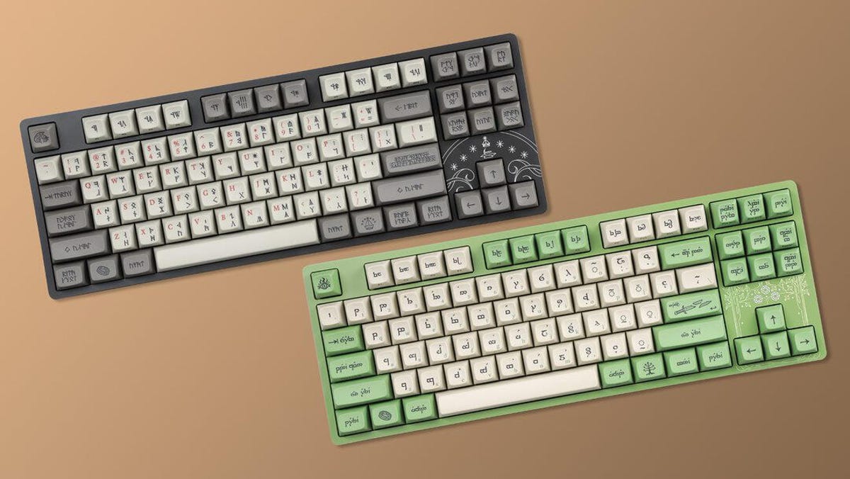 Dwarvish and Elvish Keyboards from Drop
