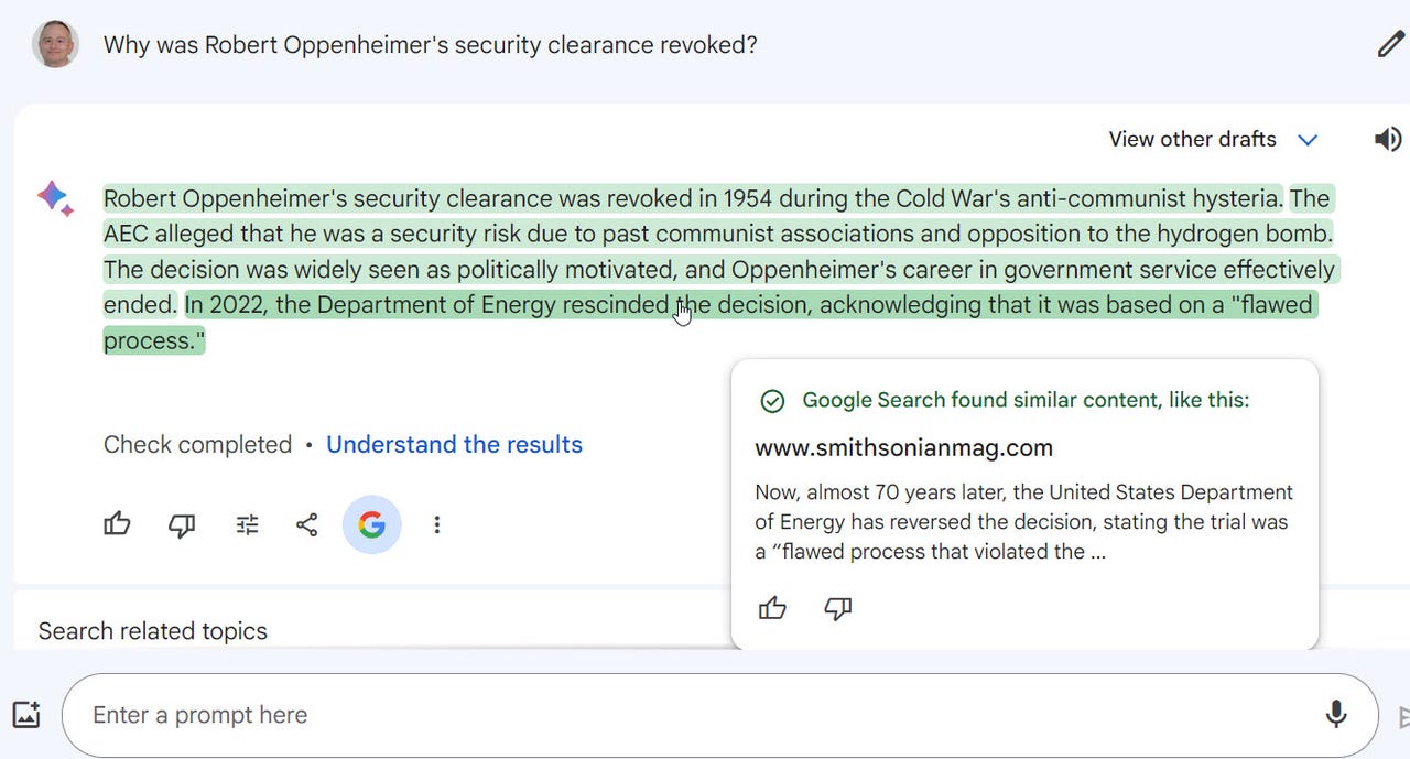 How to Double-Check Bard Responses With Google Search Using Google