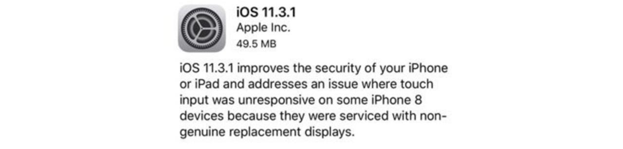 ​iOS 11.3.1